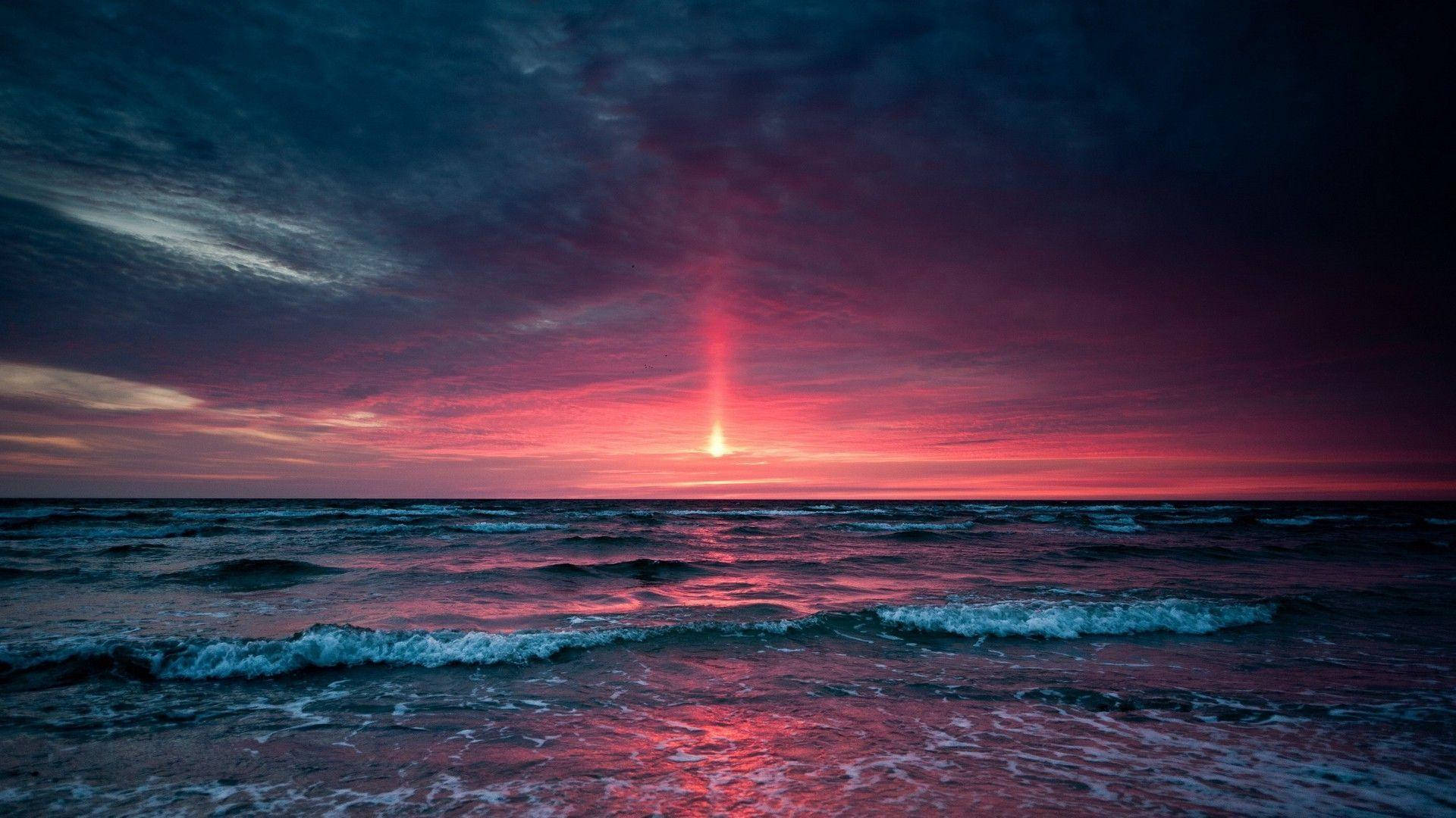 Aesthetic Sunset Wallpaper