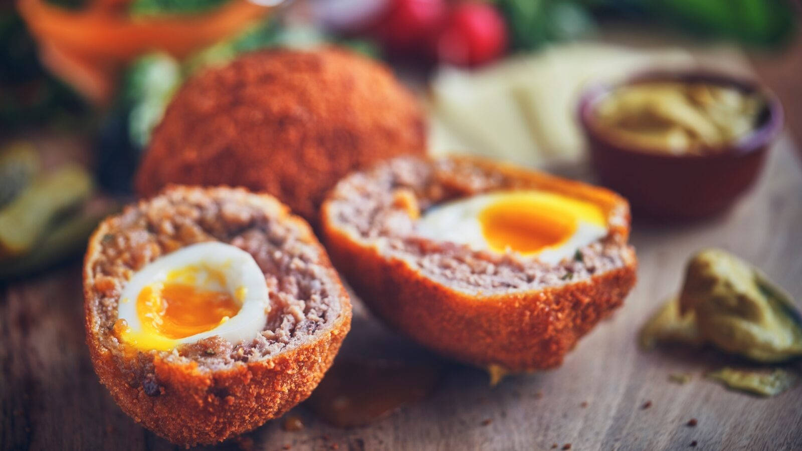 Scotch Eggs Dish Selective Focus Shot 6d3y07uyq965lv3h Wallpaper