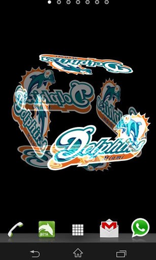 Bigger 3d Miami Dolphins Wallpaper For Android Screenshot