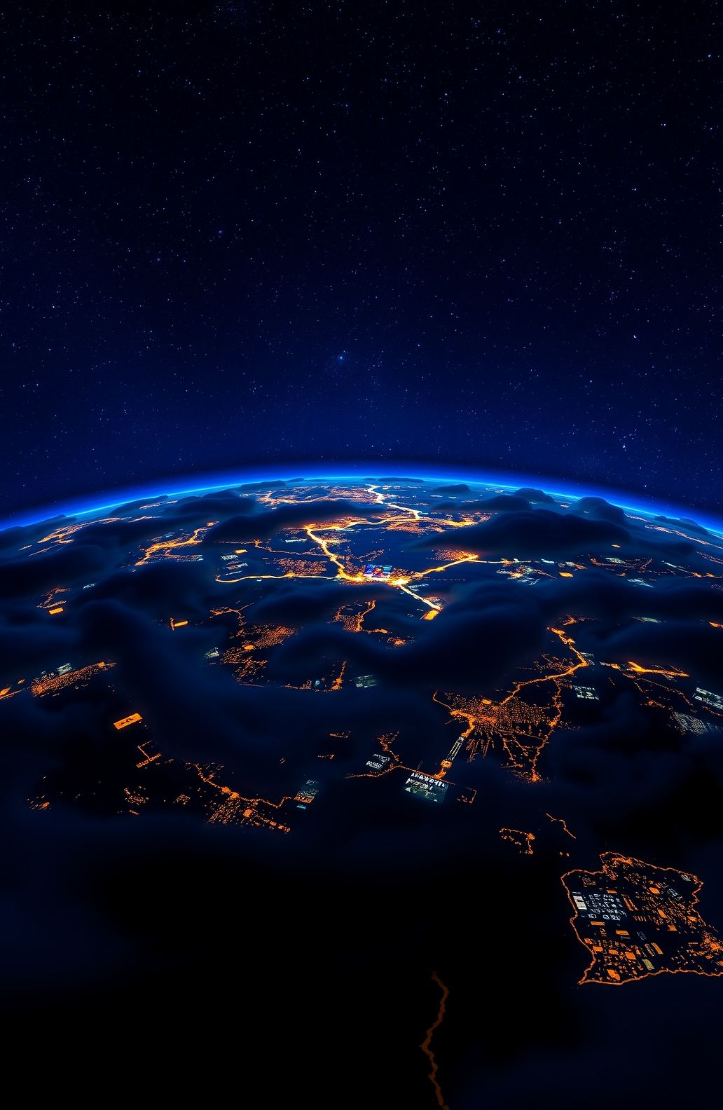 Earth At Night Wallpaper HD