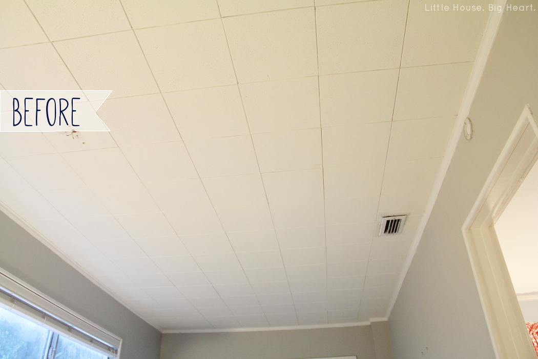Take acoustic ceiling tiles for example Theyre ugly Really ugly