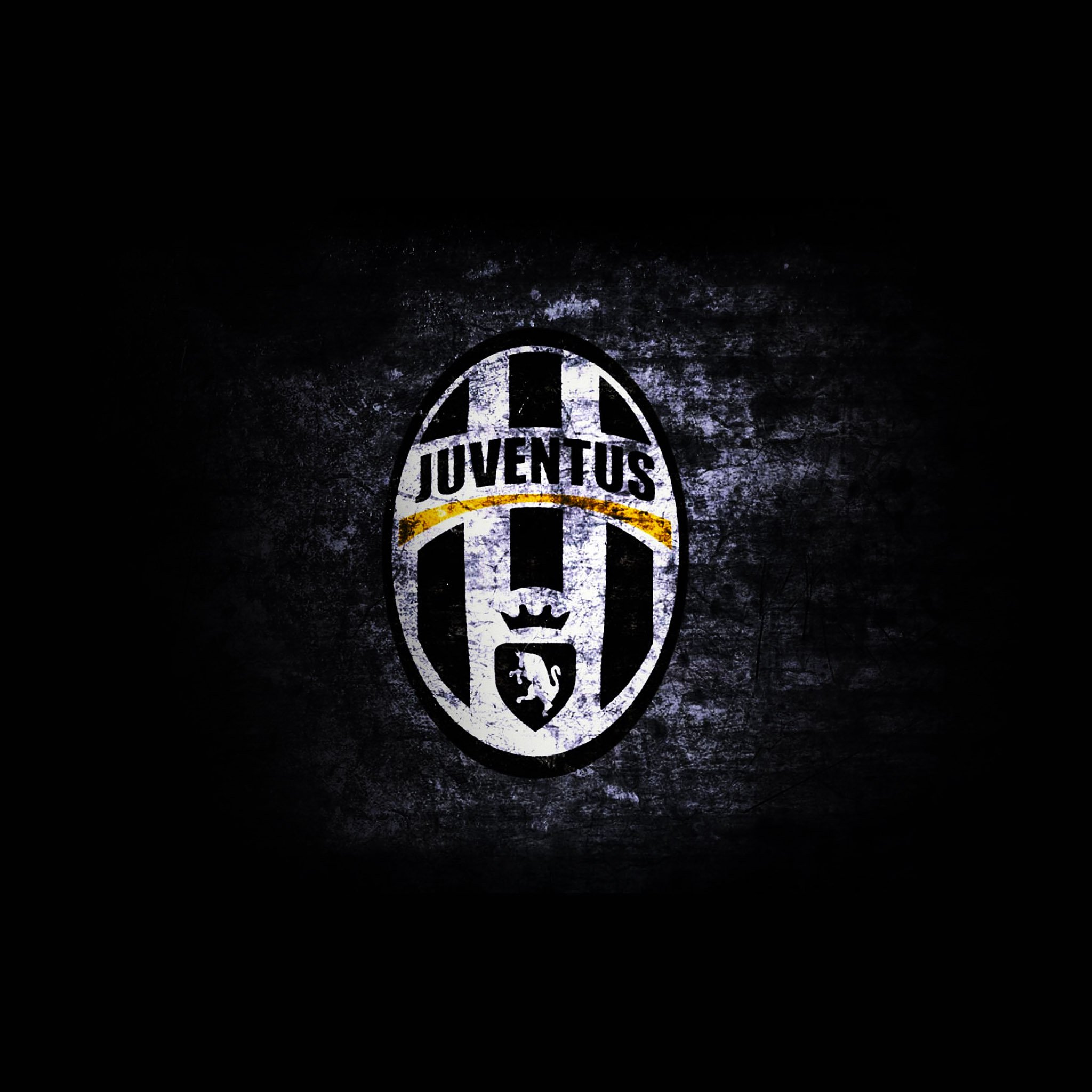 Ios7 Juventus Logo Grunge Parallax HD iPhone iPad