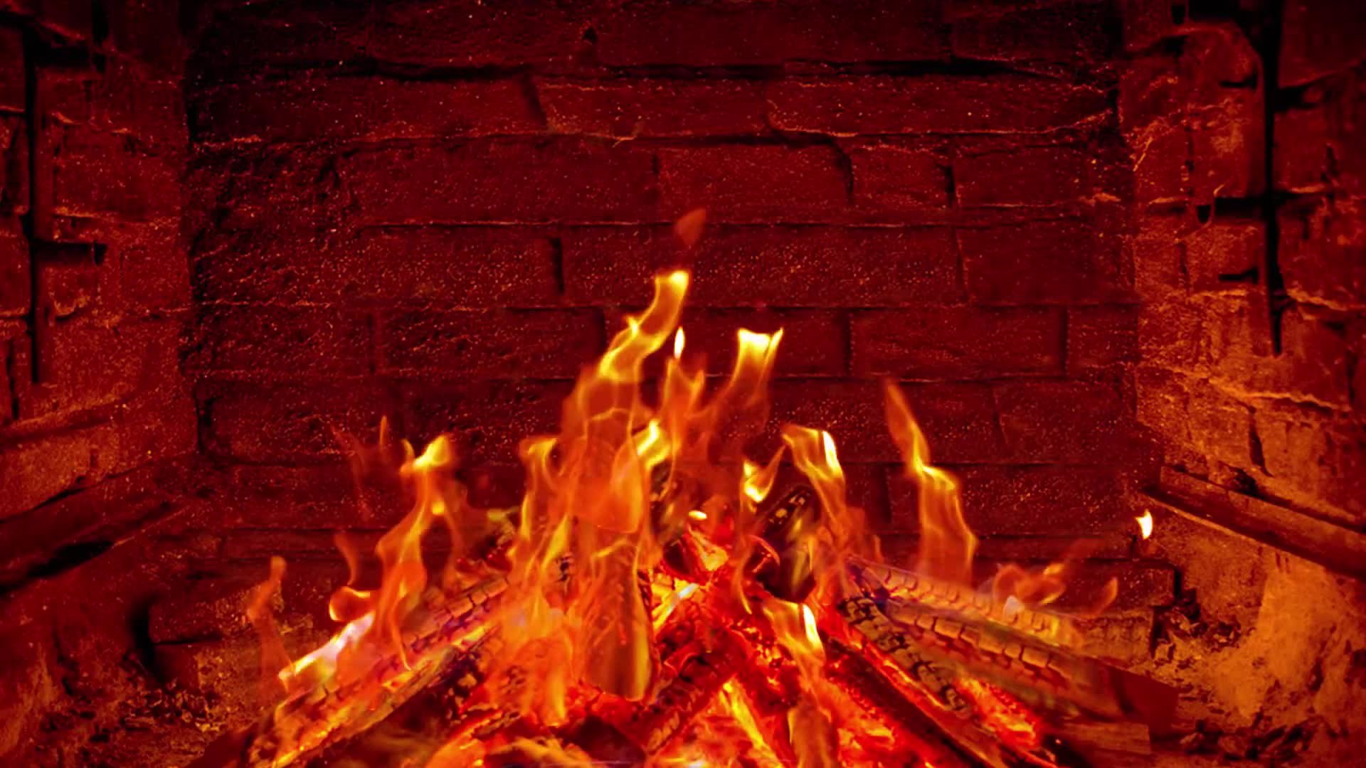 File Fantastic Fireplace Fire Chimney Hearth Background Texture
