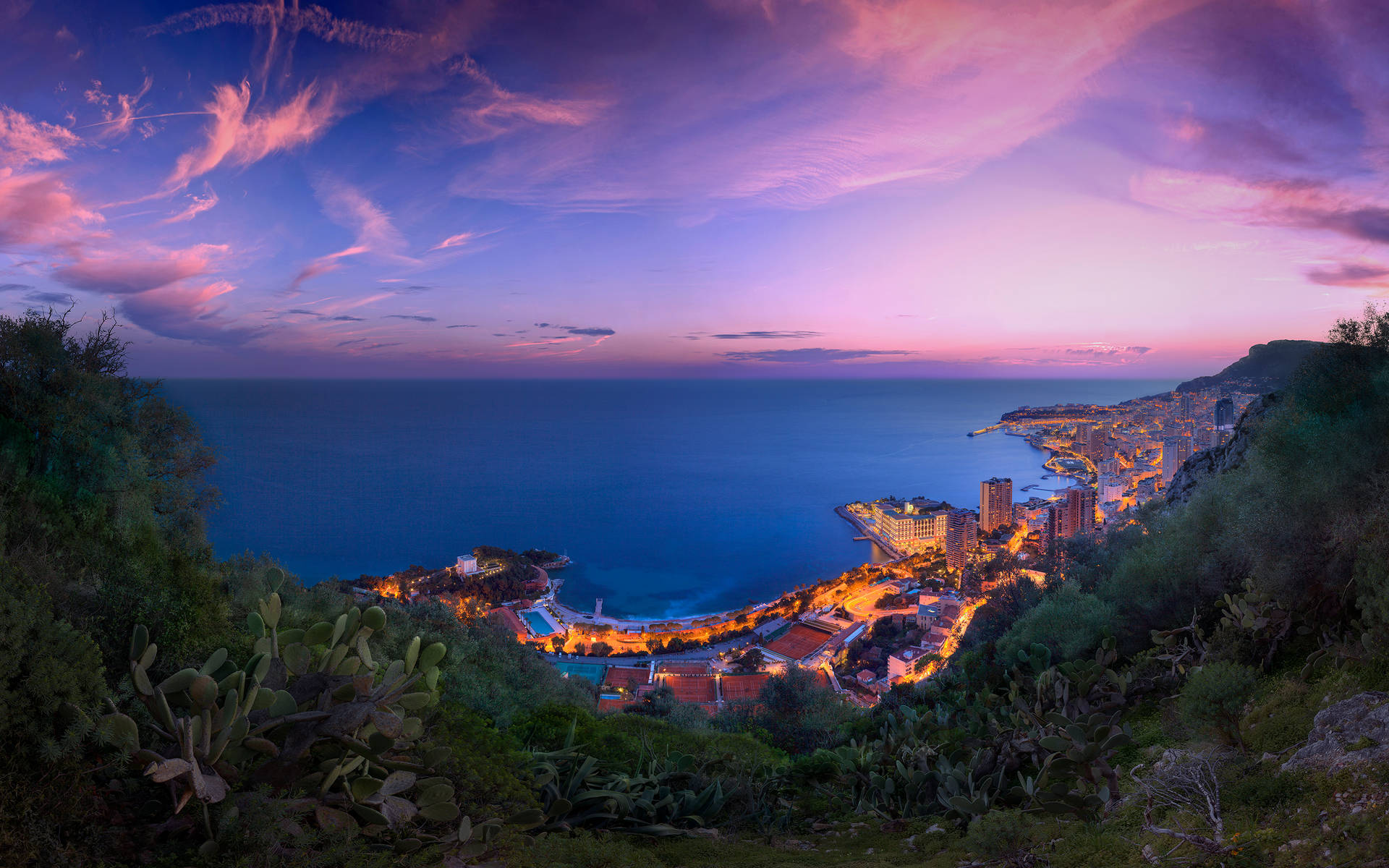 Monaco Skies And Waters X74x8gb79mkzhty6 Wallpaper