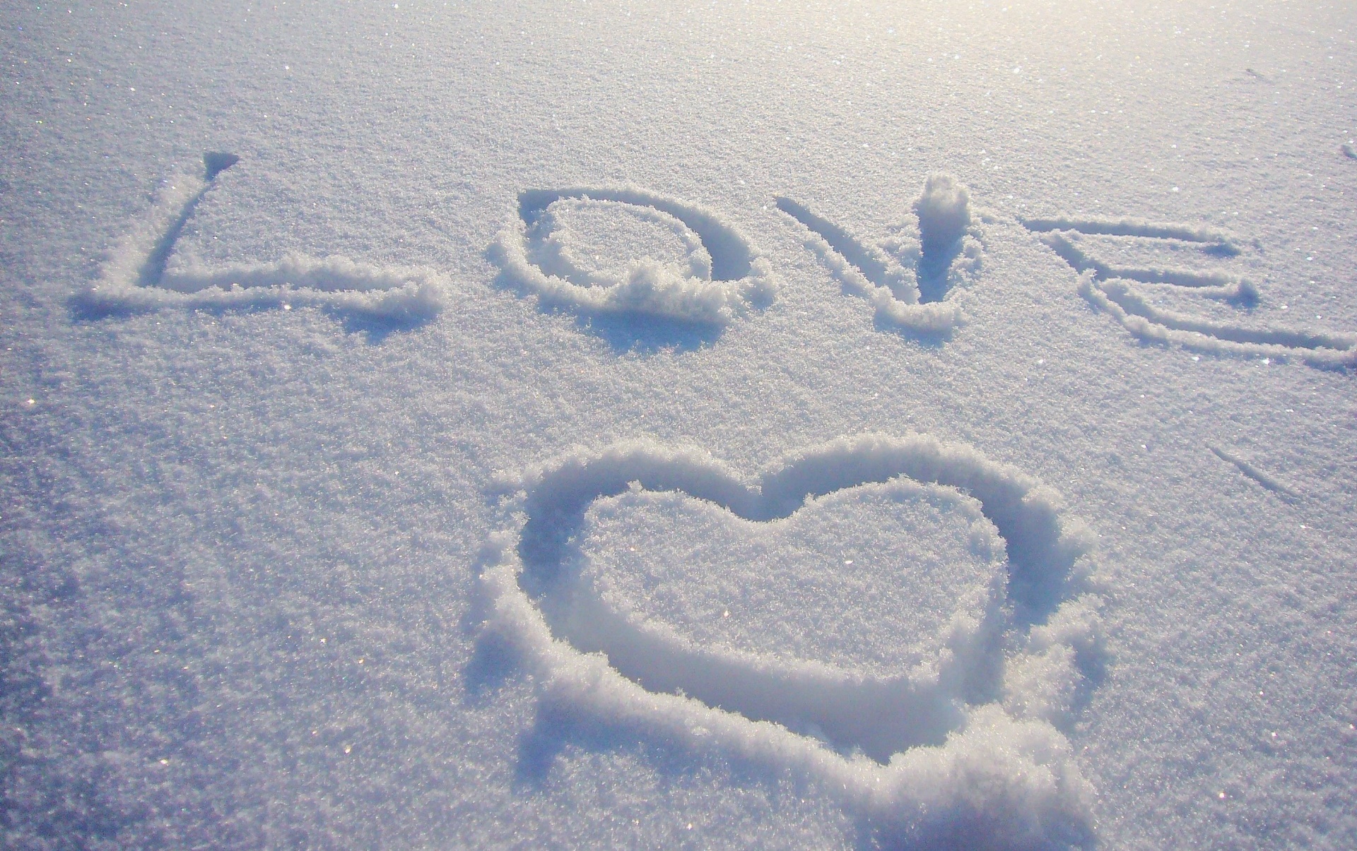 Heart Snow Love Wallpaper HD Desktop And Mobile Background