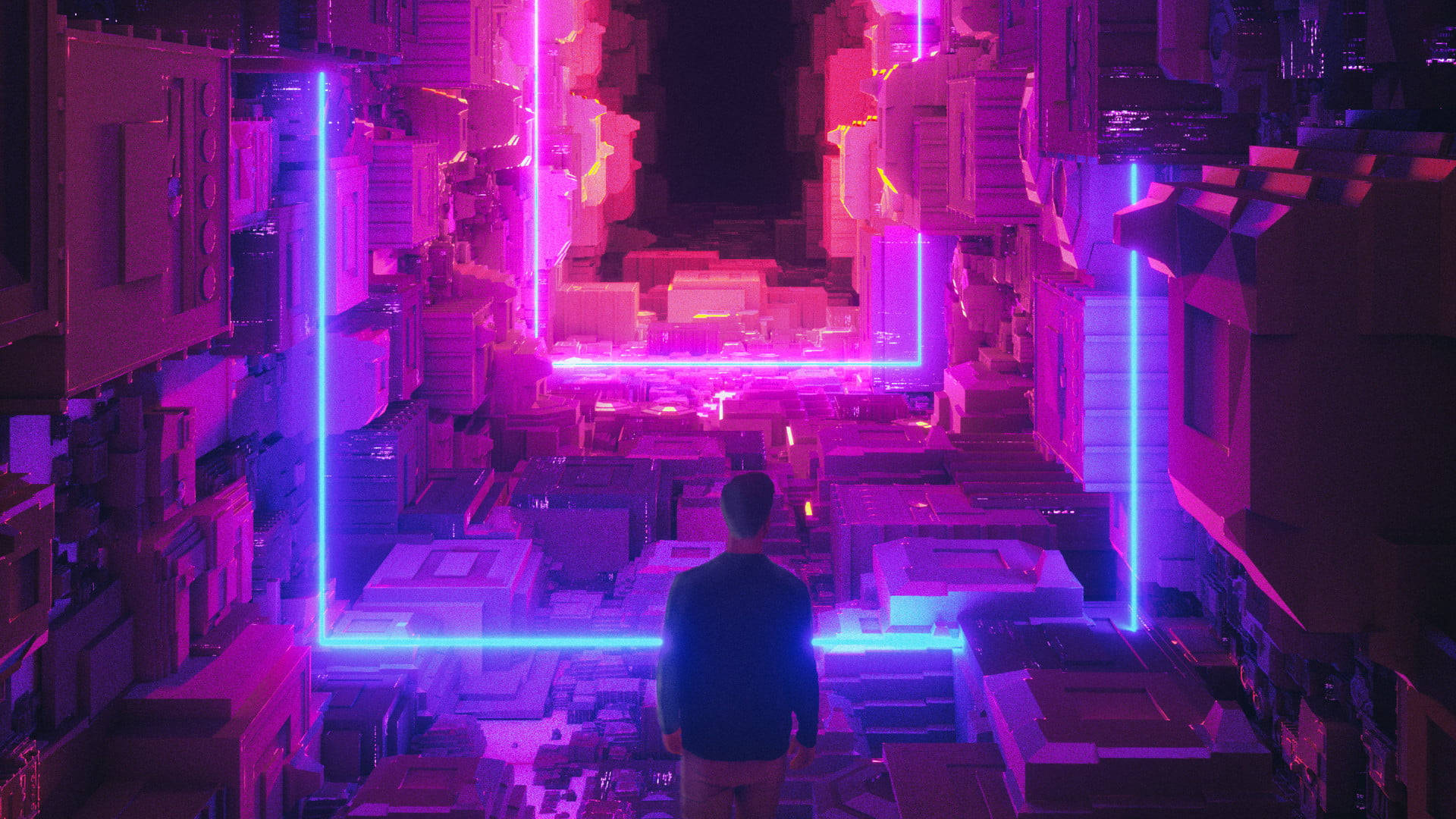 Neon Purple Wallpaper