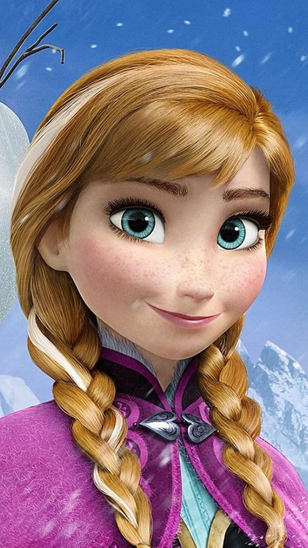 Frozen Anna   Best htc one wallpapers and easy to download 1080x1920