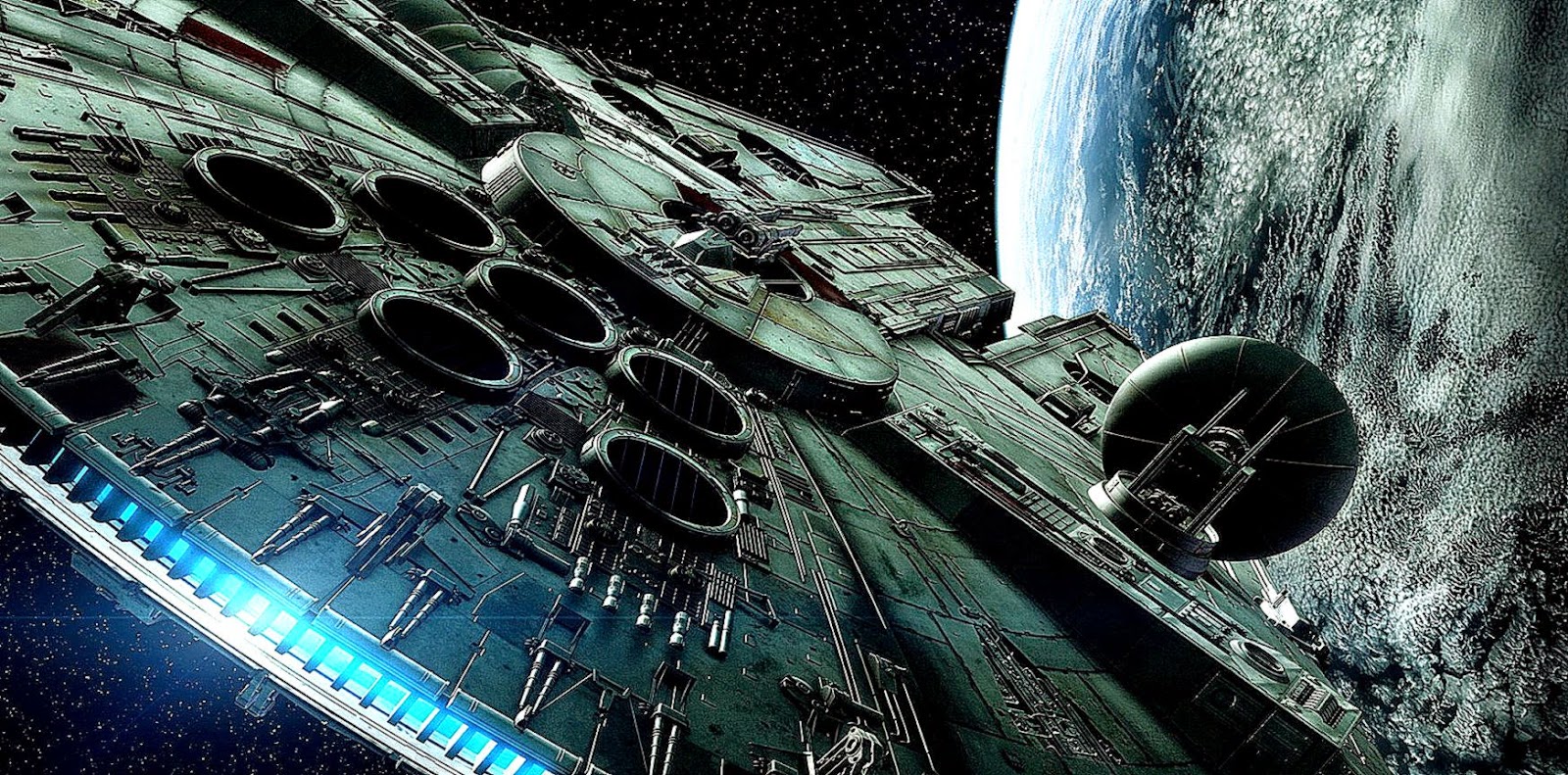 The Millenium Falcon Star Wars Wallpaper Wide HD