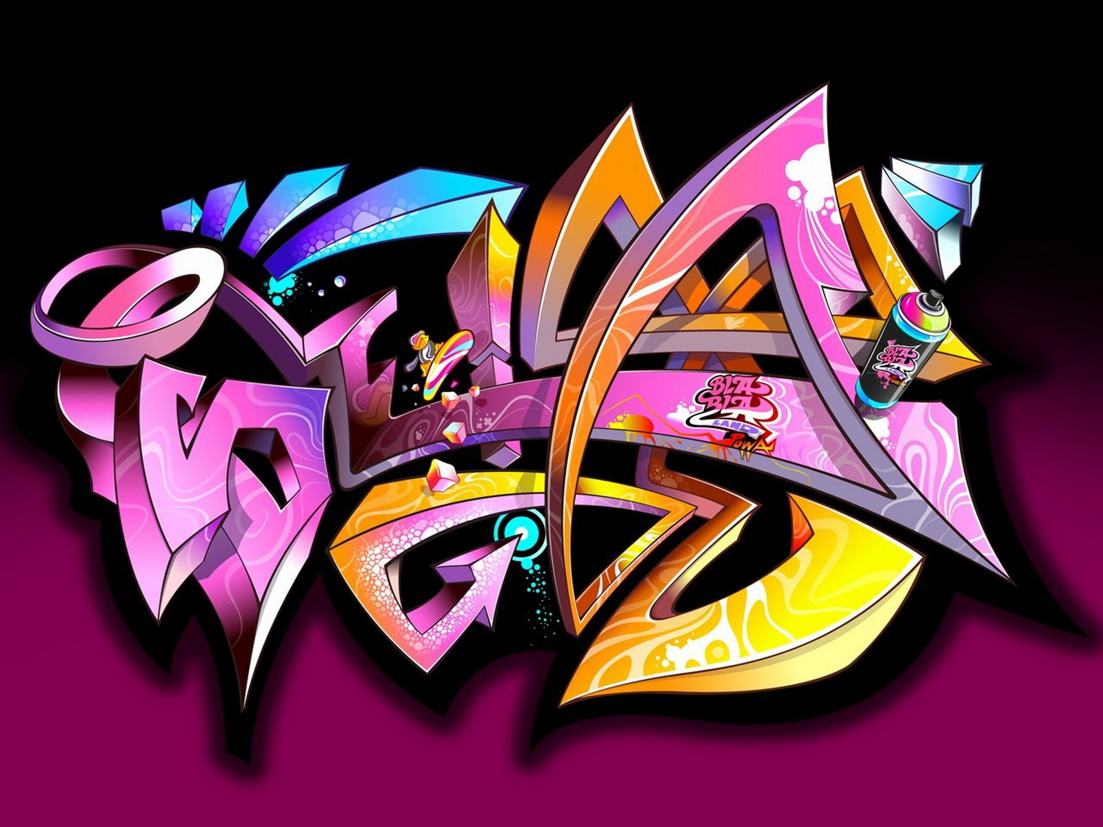 Download Graffiti Wallpaper Images For Laptop amp Desktops 1600x1200