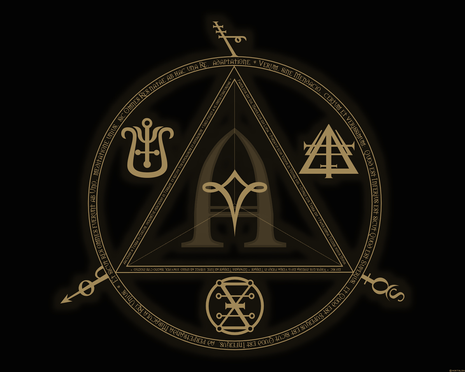 Alchemy Circle Of Power By Mortalsin Customization Wallpaper