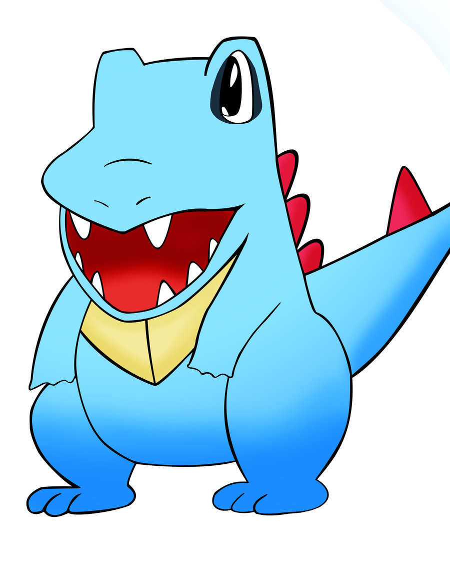 Pokemon Wars Totodile Painted By Zokay14