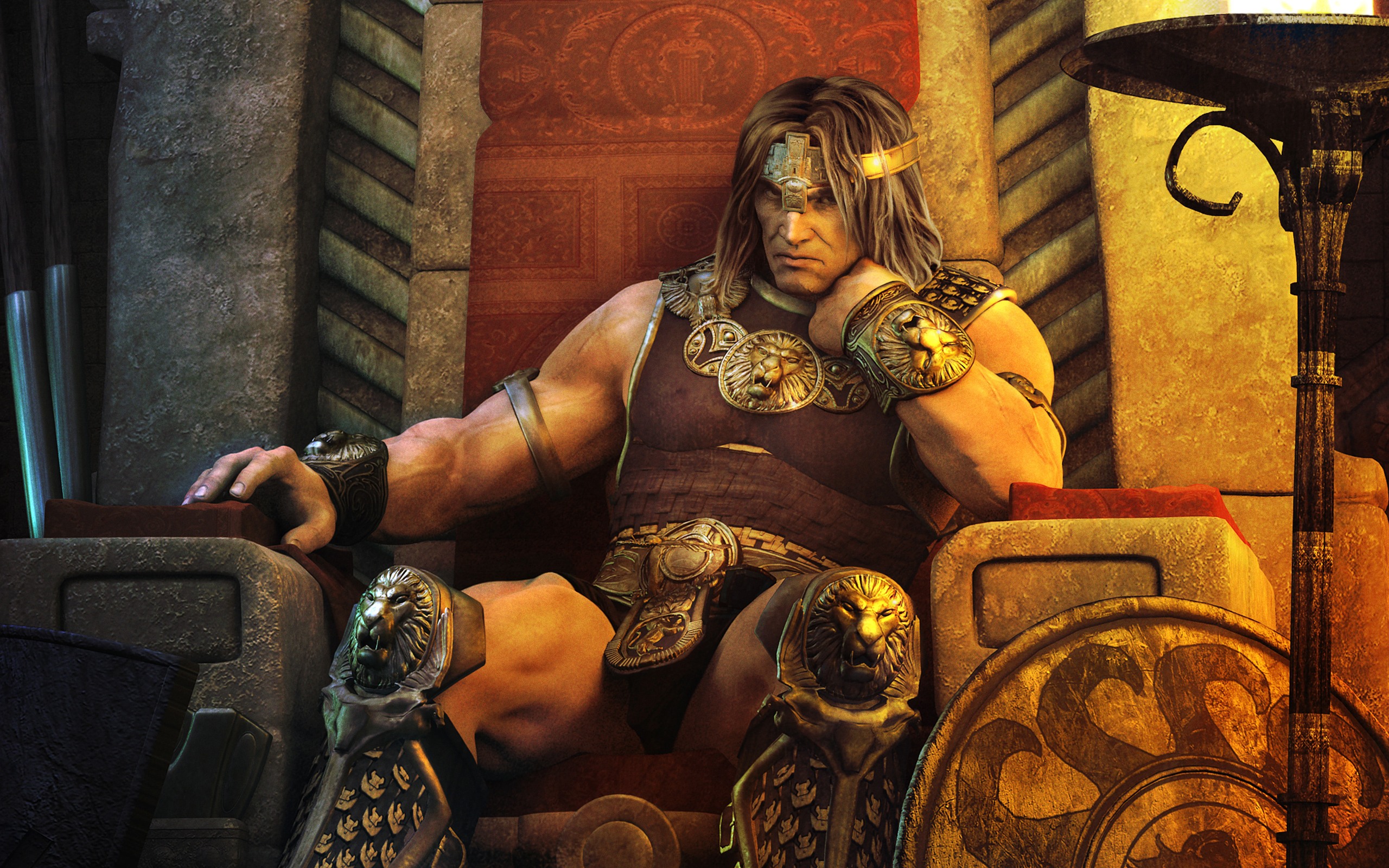 Age Of Conan Throne Desktop Wallpaper