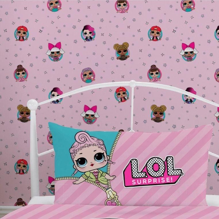 Pink Lol Surprise Wallpaper For Girl S Children Bedroom By Debona