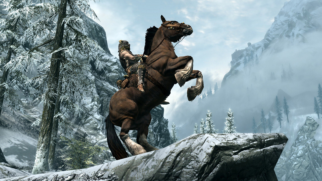 Scrolls V Skyrim Background Game Desktop Wallpaper Jpg