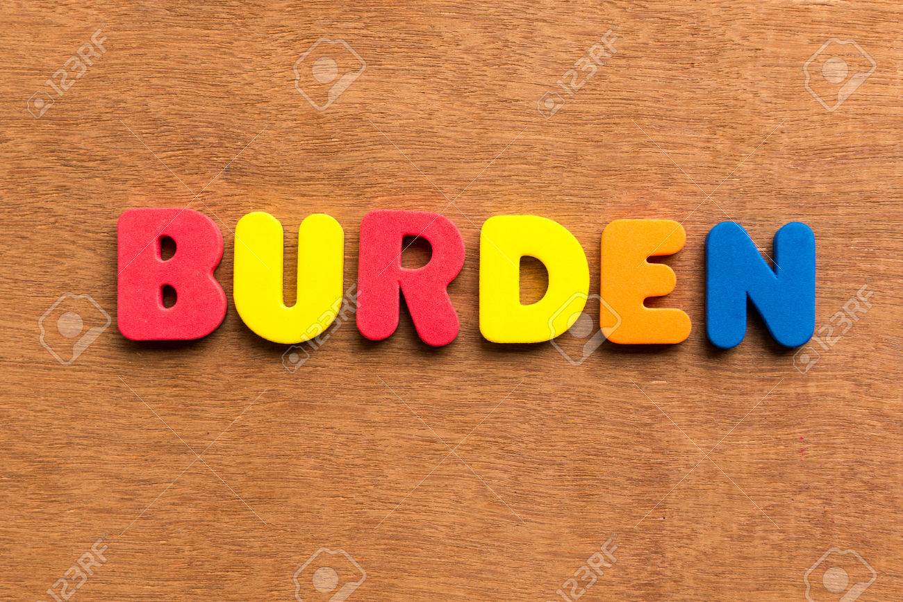 Free download Burden Colorful Word On The Wooden Background Stock Photo