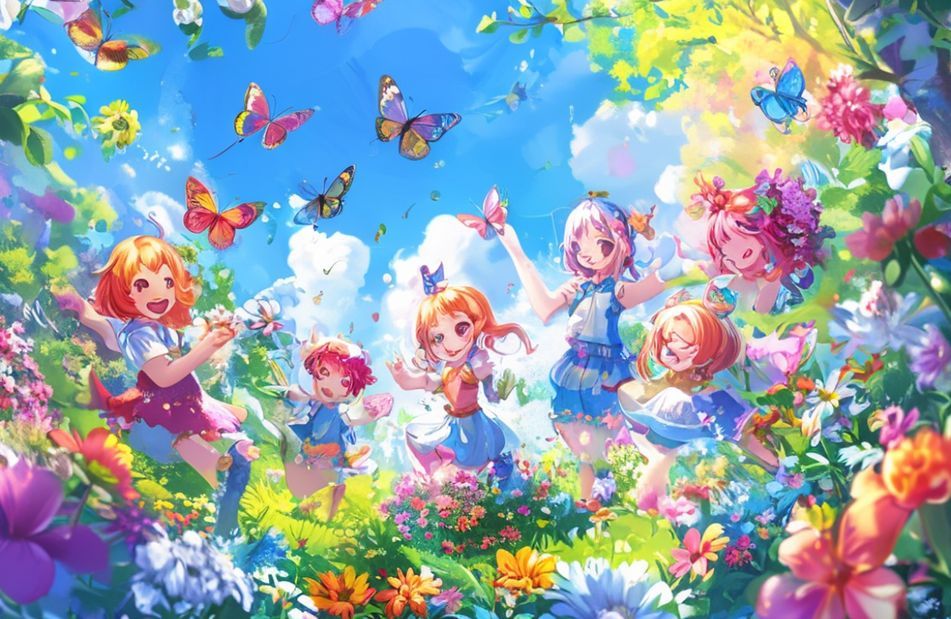 Gacha Life Spring Wallpaper