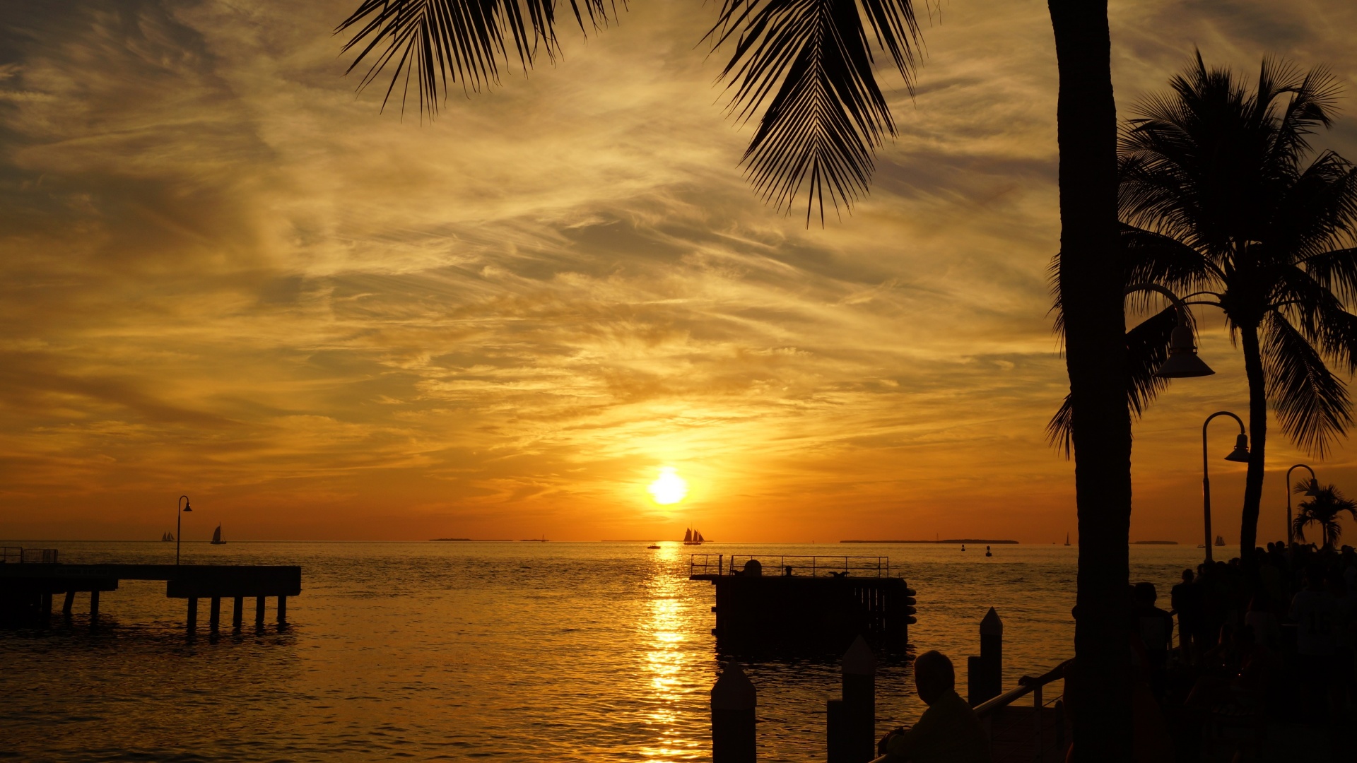 Photo Of Sunset Key West Florida Usa Scenic From