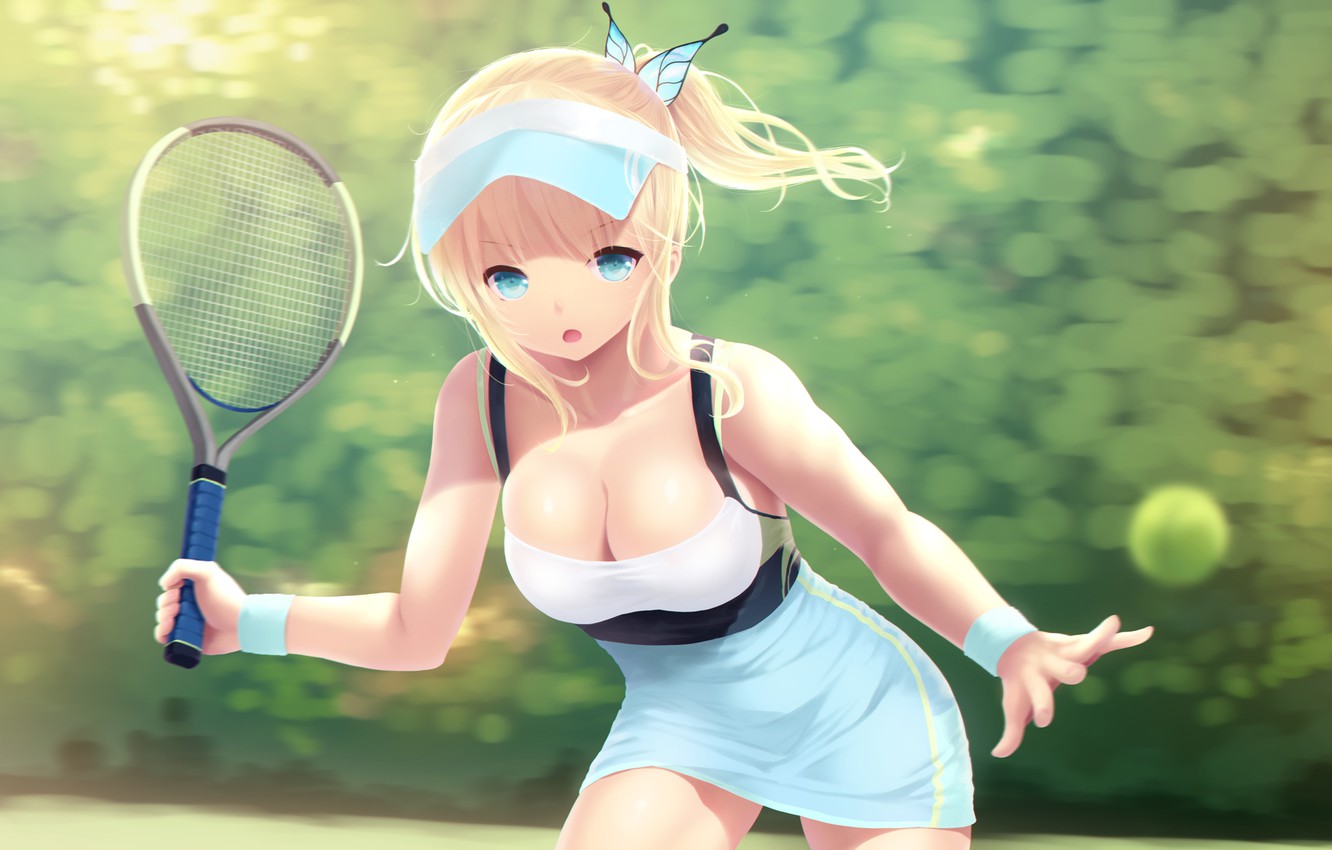 Wallpaper Girl The Ball Racket Anime Art Tennis Boku Wa