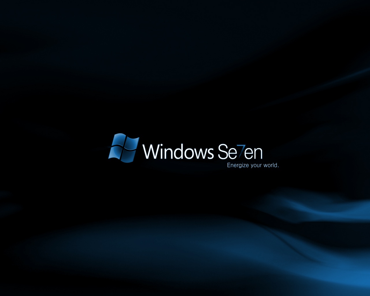 1280x1024 Blue Windows 7 desktop PC and Mac wallpaper