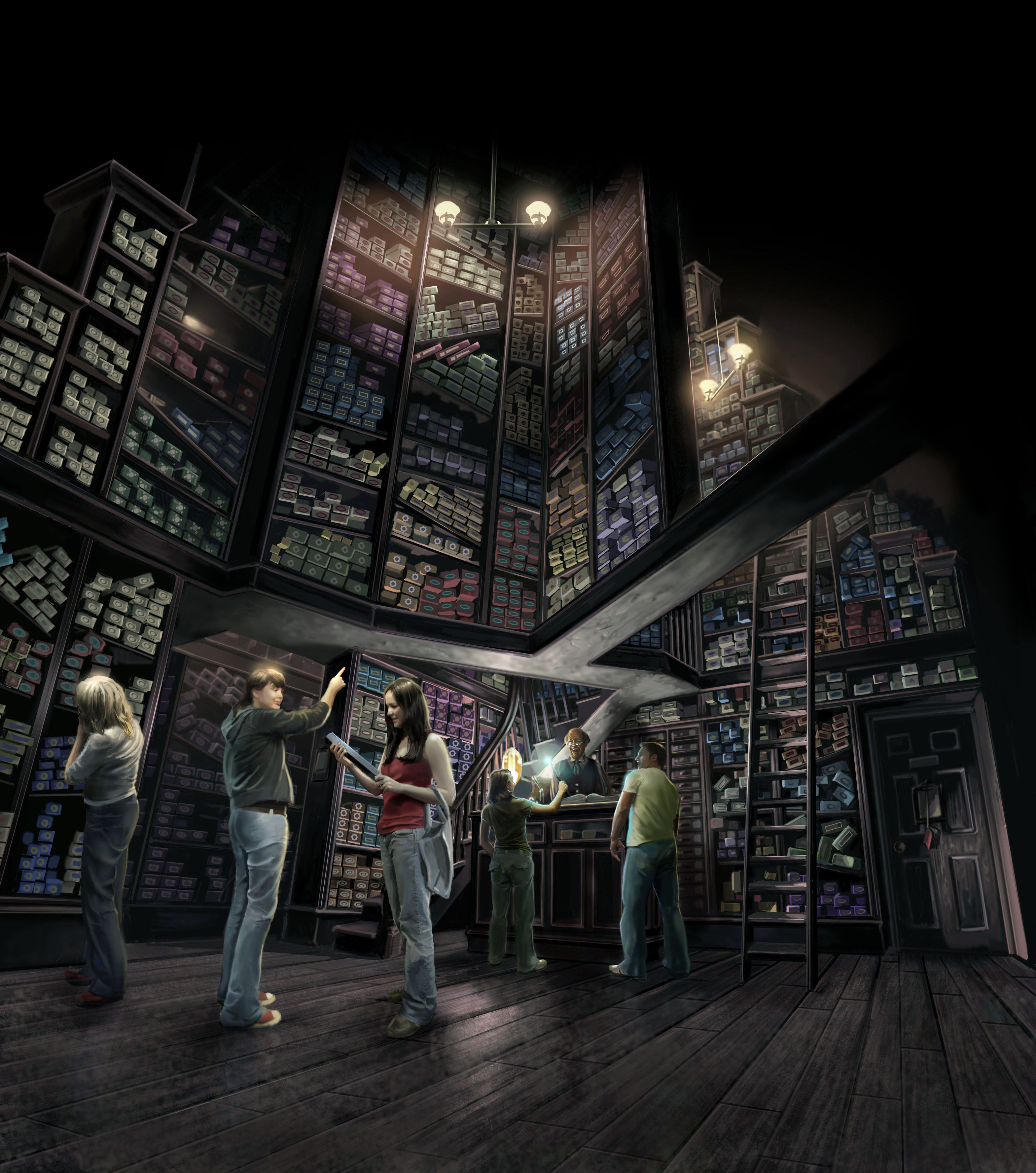 Ollivander S Wand Shop Concept Desktop Wallpaper