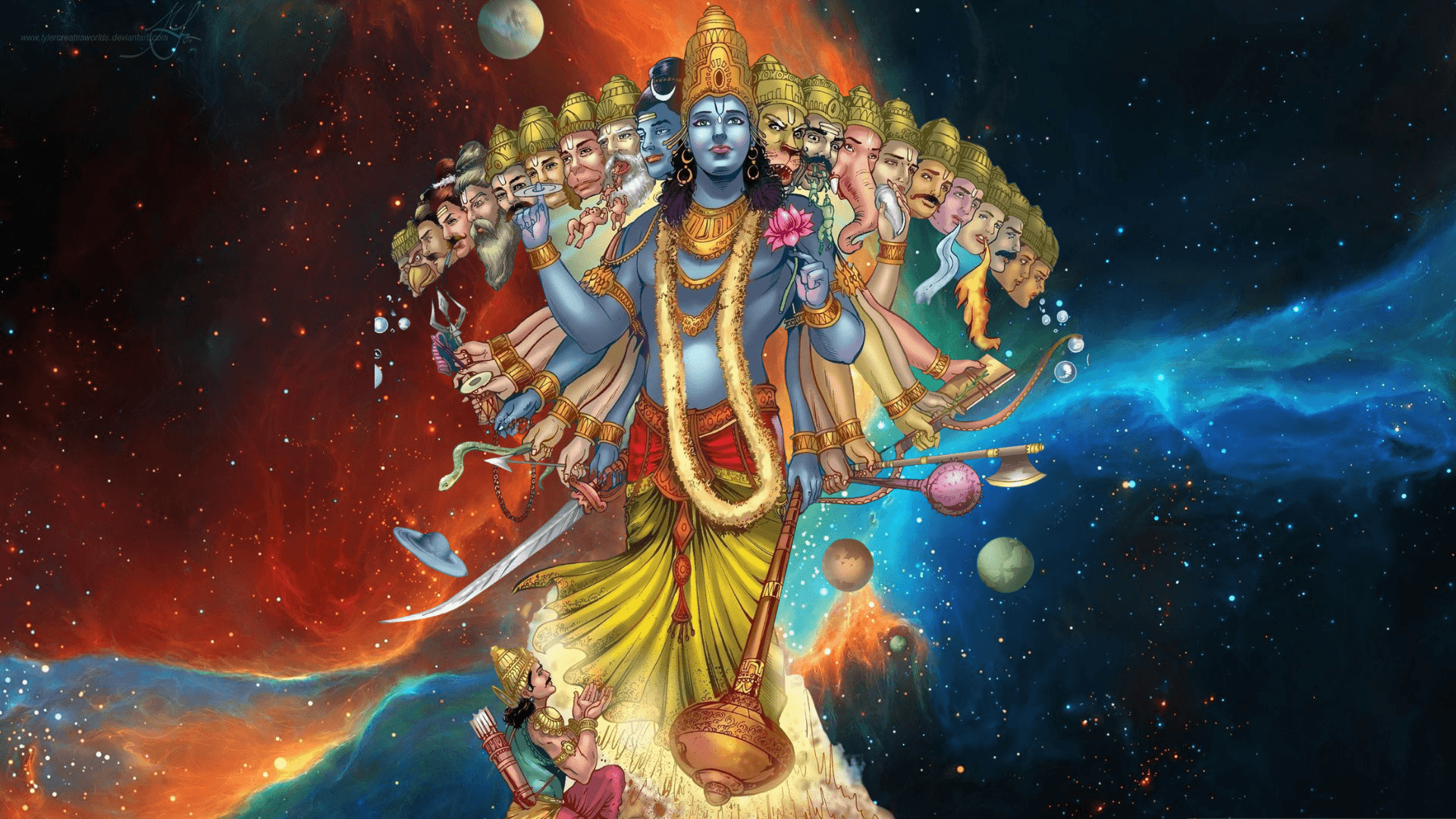 Lord Vishnu Desktop Wallpaper