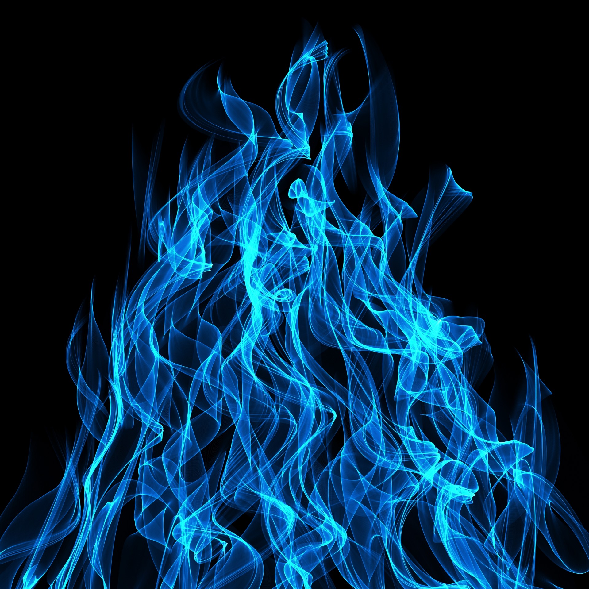 blue fire wallpaper