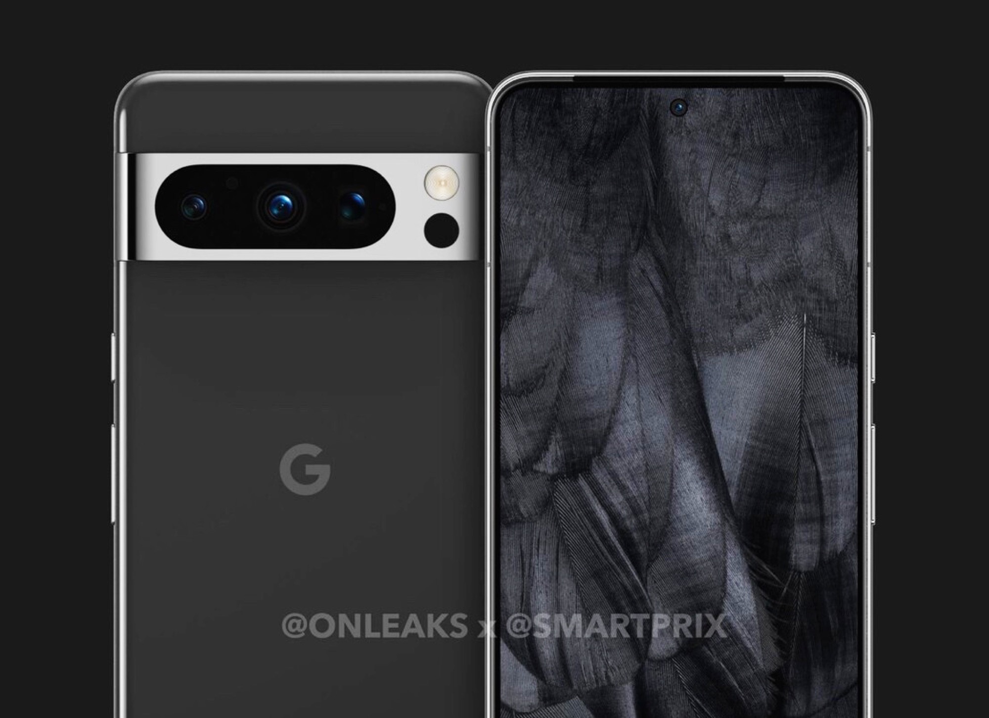 Leaked image showcasing the potential design and wallpaper of the Google Pixel 9 smartphone