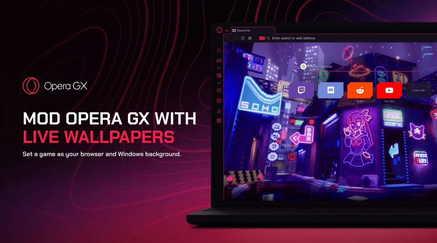 Opera Gx Unlocks Mini Games In Your Browser With Live Wallpaper
