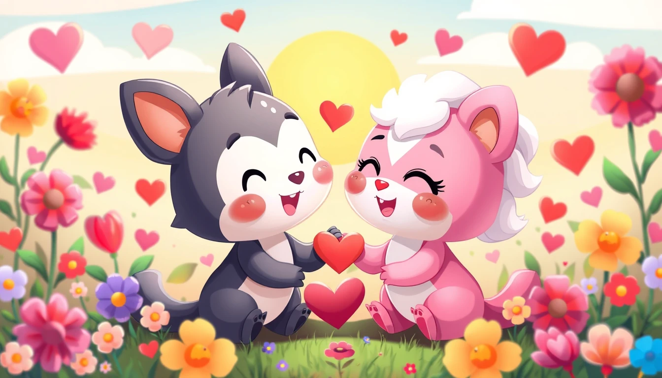 Cartoon Love HD Wallpaper