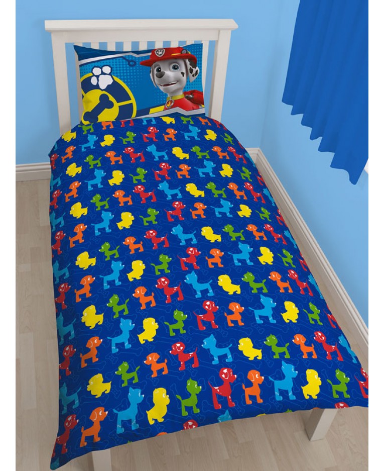 Paw Patrol Mighty Pups Blue Wallpaper Border Self Adhesive Children Bedroom 124 