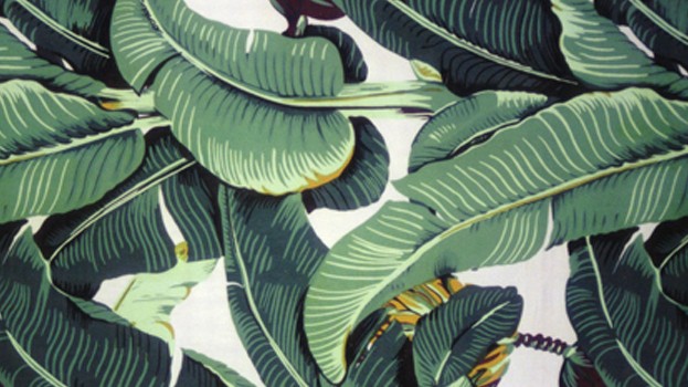  de jungle met het Martinique Banana Leaf wallpaper van Hinson   Roomed 623x350