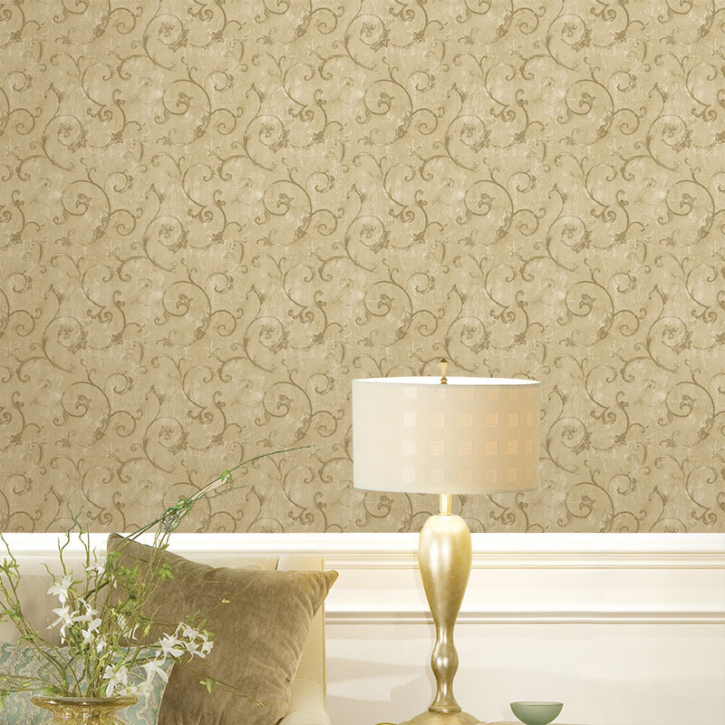 Leaf Wallpaper Damask Decor Wall For Walls Contact Paper