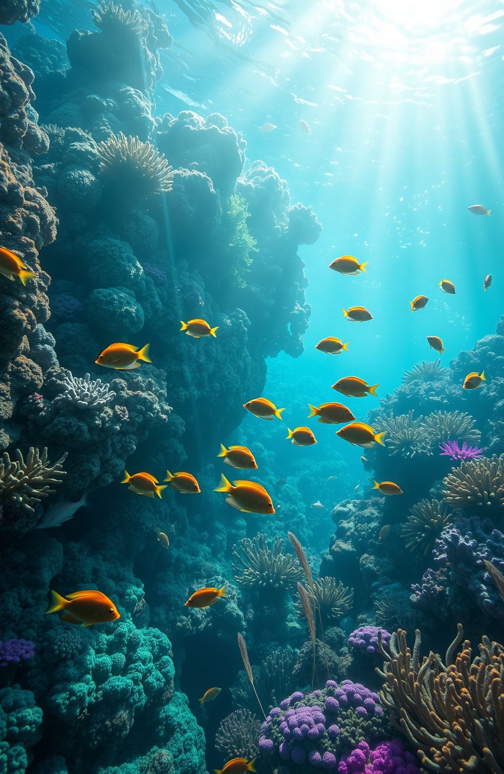 Fish Swimming Live Wallpaper
