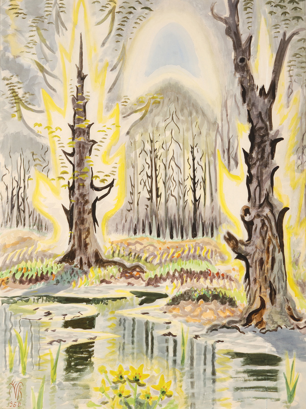 Waves In A Swamp The Paintings Of Charles Burchfield Hammer Museum