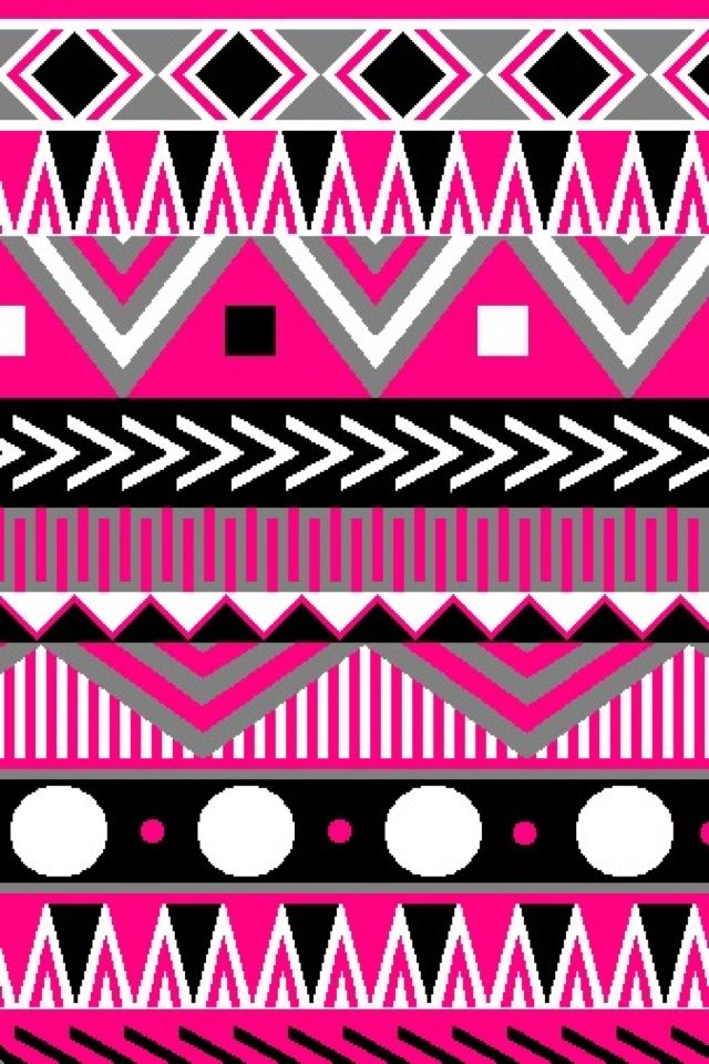 Aztec Pink iPhone Istuff Ipods Background Phones Wallpaper