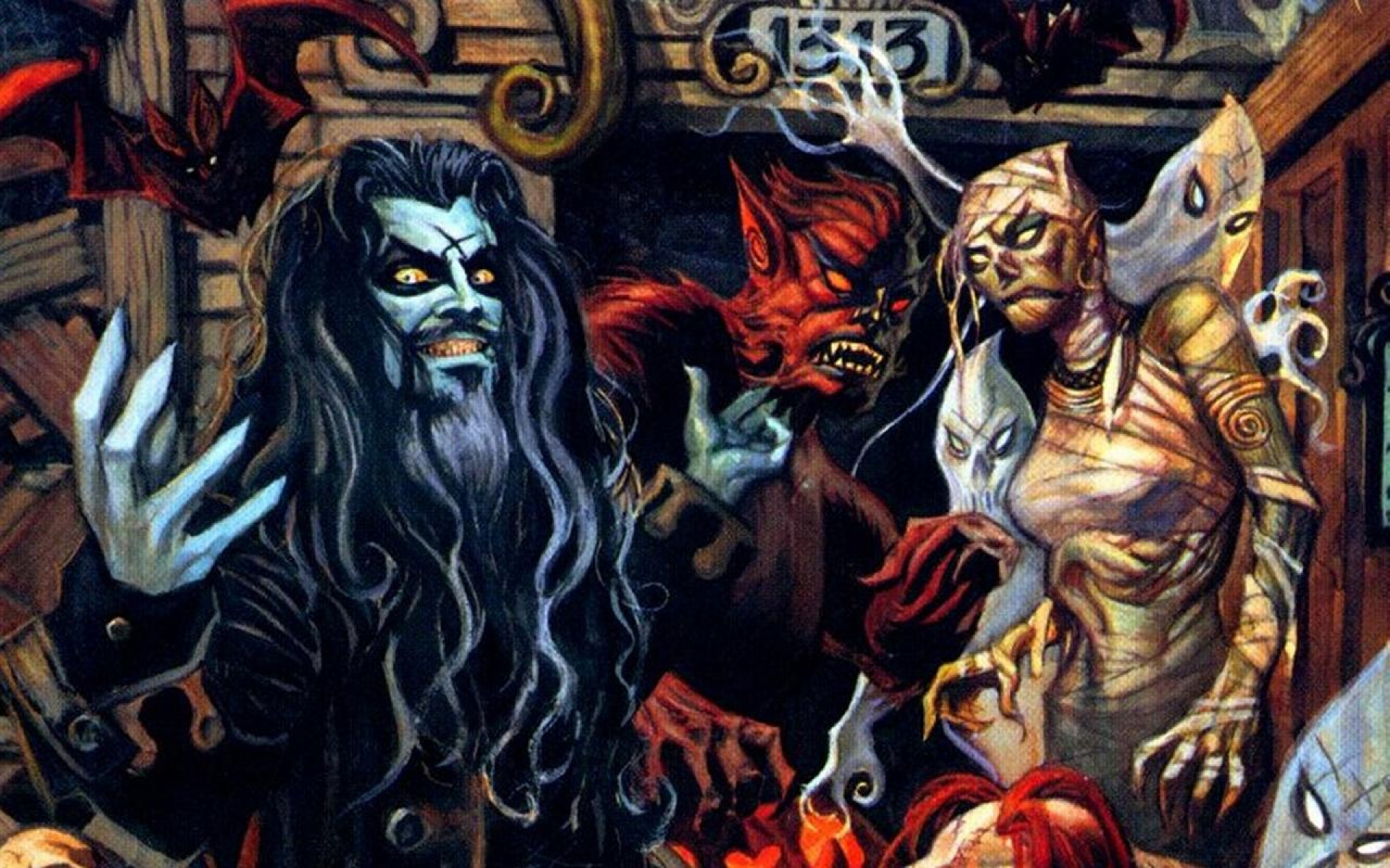 Rob Zombie Art Dark Monster F Wallpaper