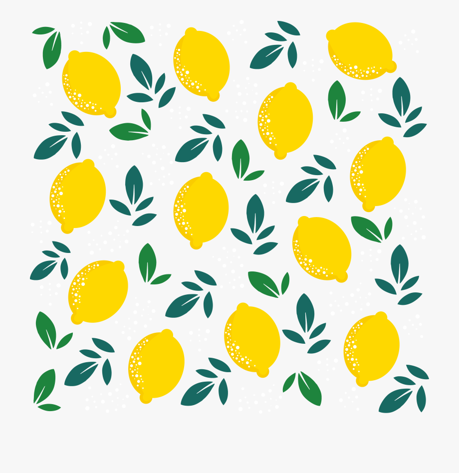 Lemons Clipart Lemon Leaf Background Transparent Cartoon