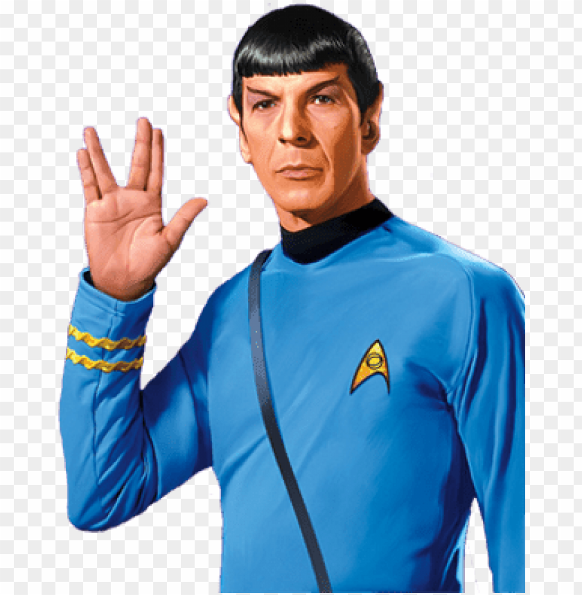 Leonard Nimoy Vulcan Salute Star Trek Spock And Kirk Png Image