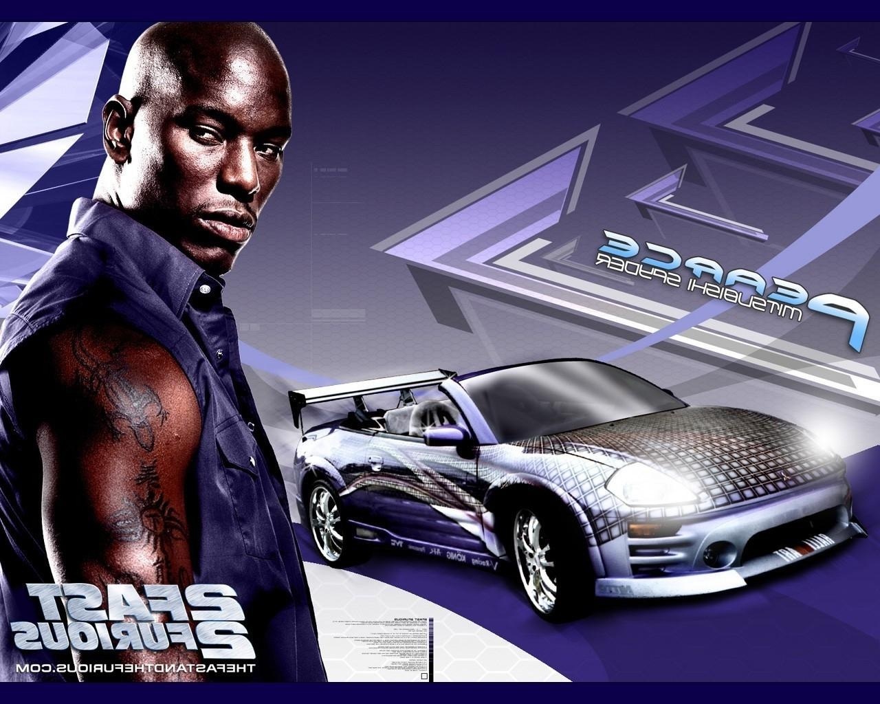 Fast Furious Actor Tyrese Gibson Roman Car HD Wallpaper