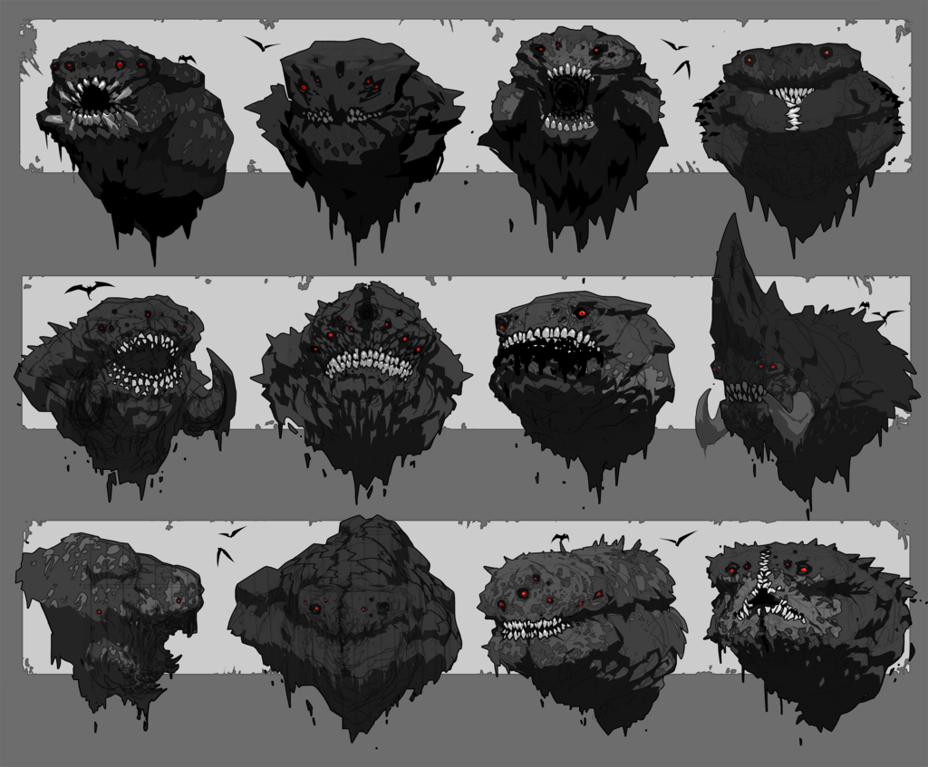 Titan Behemoth Head Thumbnails By Scottflanders