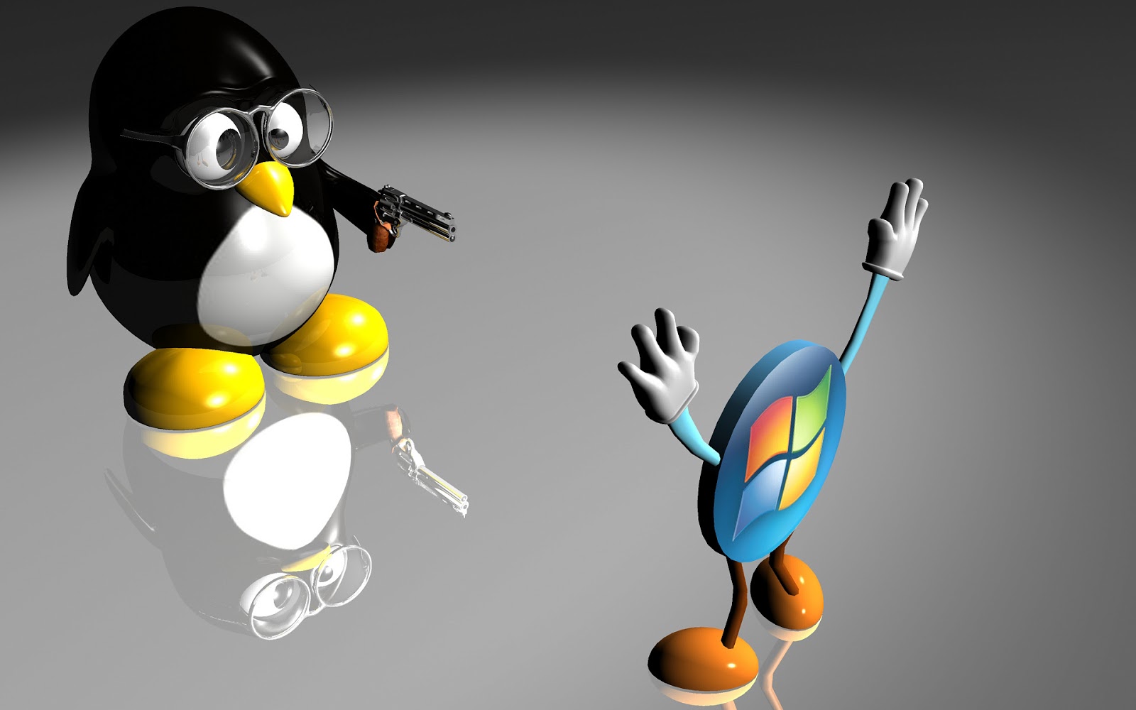 Linux VS Windows and Mac Wallpaper 1440x900 by TheKrzysiekArt on DeviantArt  | Mac wallpaper, Linux, Mac
