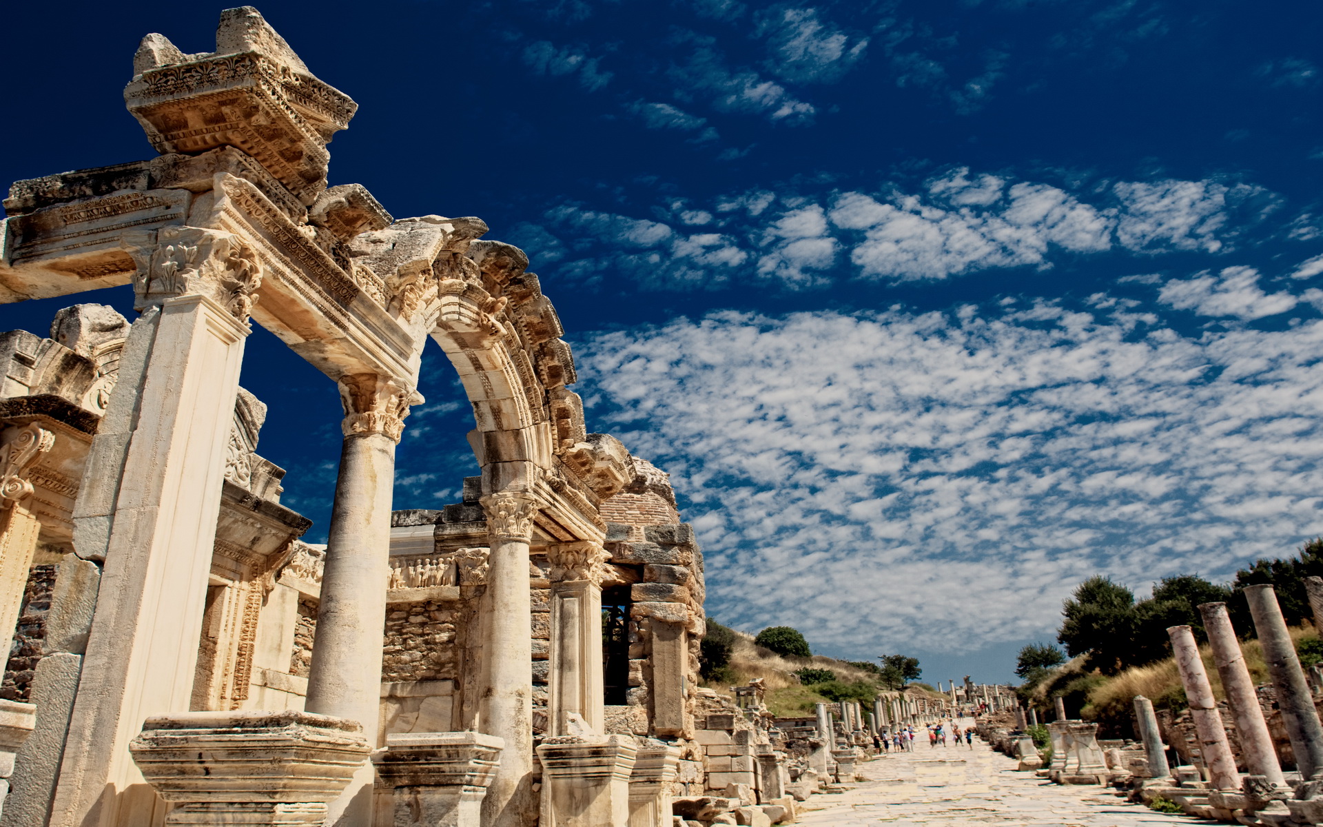 Wallpaper Pixels Wide Ephesus Turkey