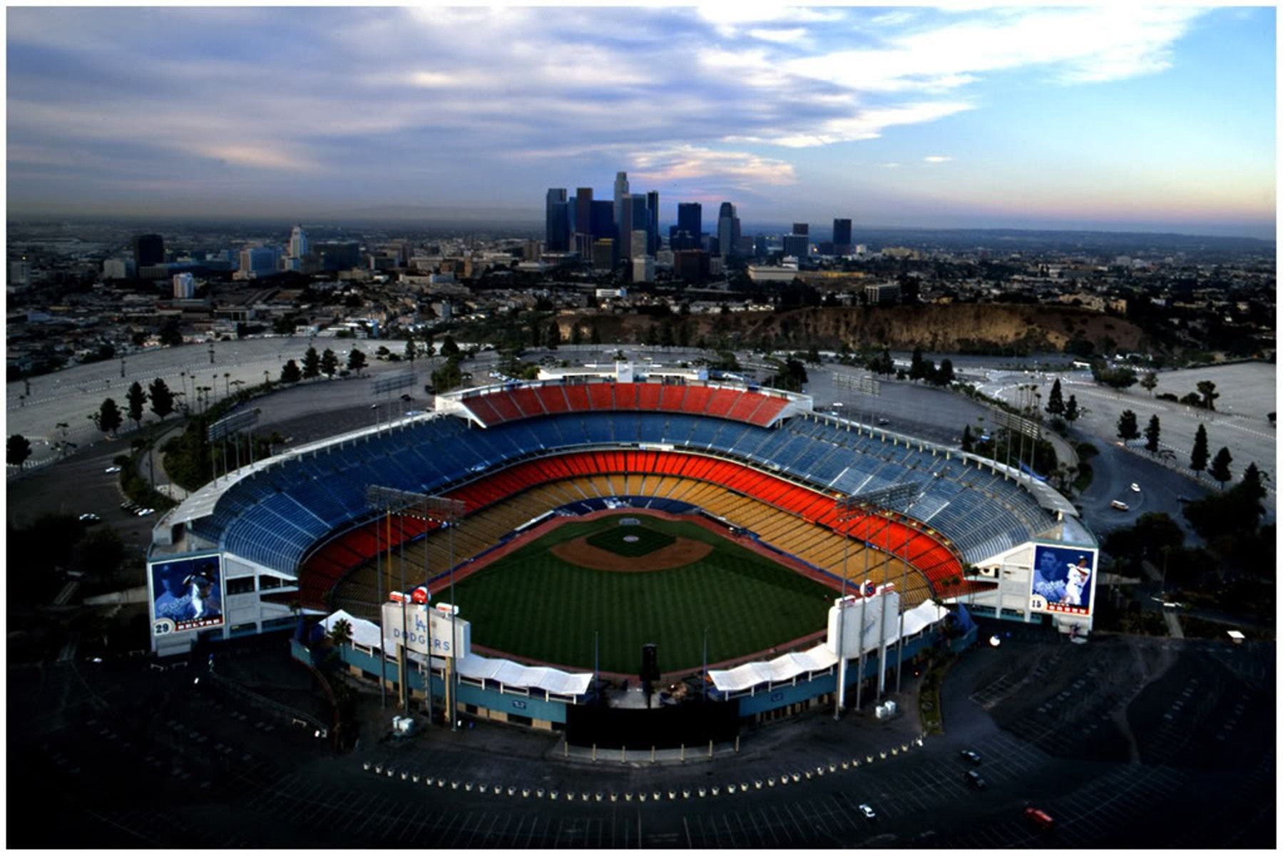 Dodger Stadium Background