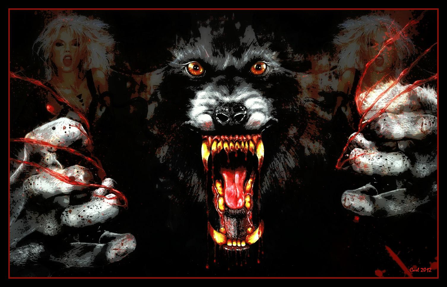 Werewolf Puter Wallpaper Desktop Background Id