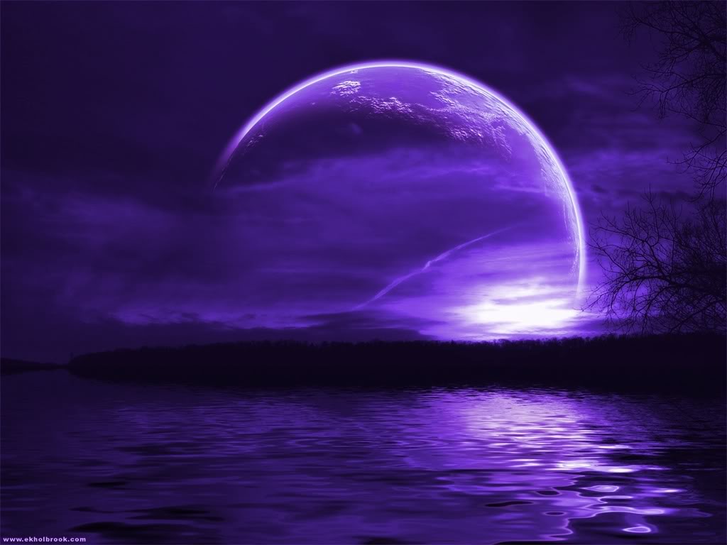 Purple Moon Wallpaper 2312 Hd Wallpapers in Space   Imagescicom