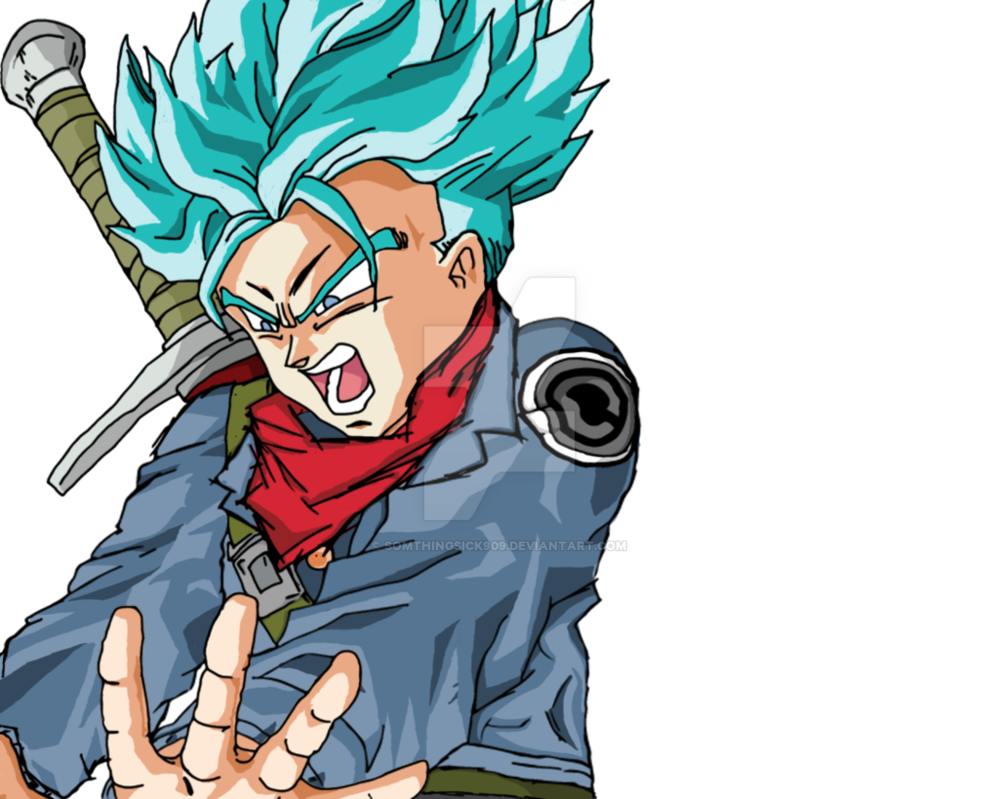 Trunks Super Saiyan Rage by FenixArt90110 on DeviantArt