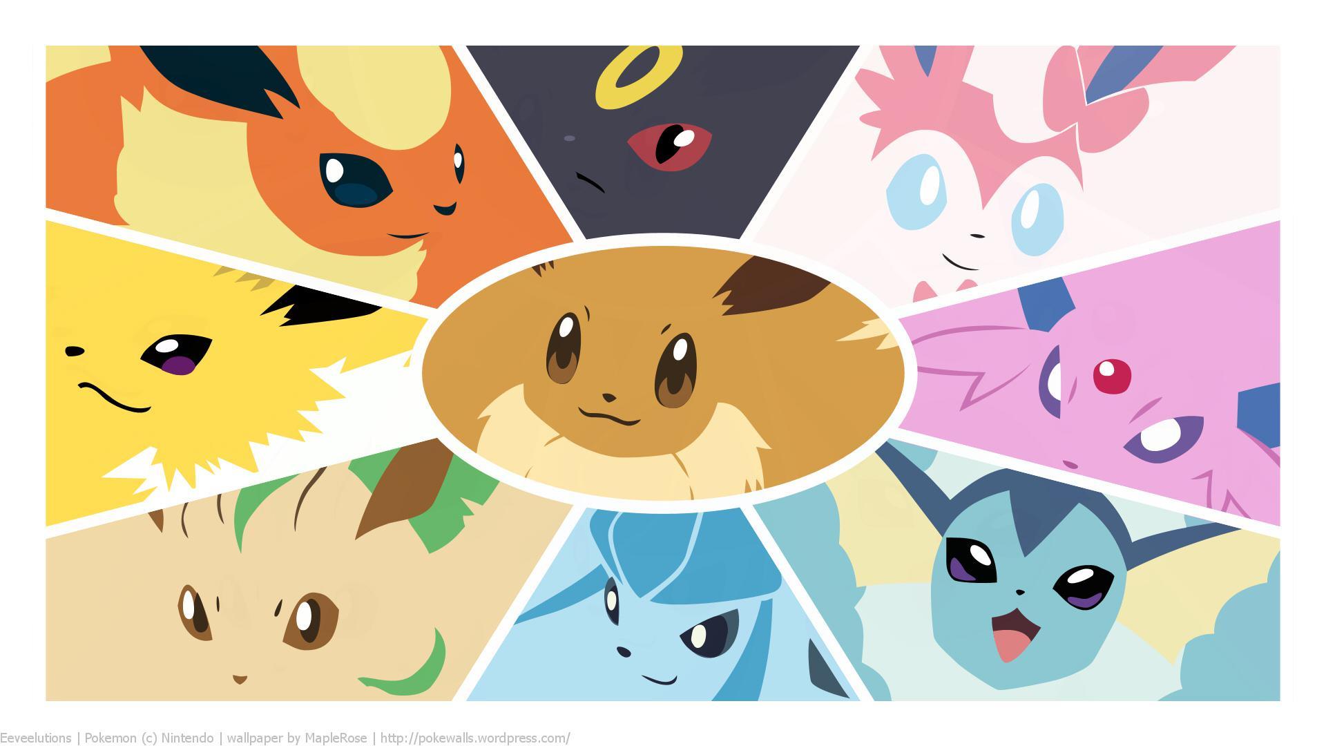 Eeveelutions High Quality And Resolution Wallpaper On