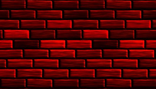 Red Brick Pattern Wallpaper