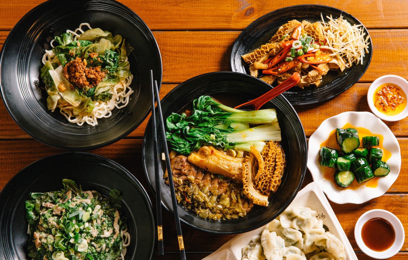 Wallpaper Sticks Seafood Serving Cuts Black Dishes Image For