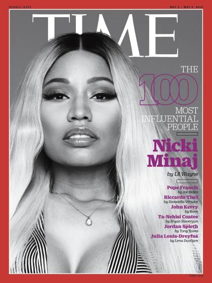 Nicki Minaj Graces The Cover Of Time Magazine For Top
